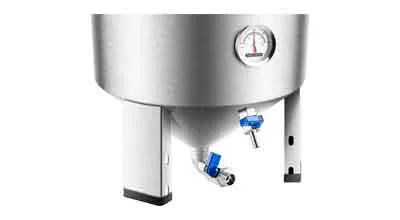 Fermentador con válvulas y termómetro profesional