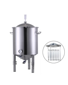 Fermentador 55 Litros Acero Inoxidable con Chiller