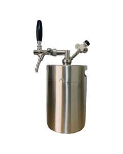 Dispensador de Cerveza Mini Keg 5 Litros de Acero Inoxidable