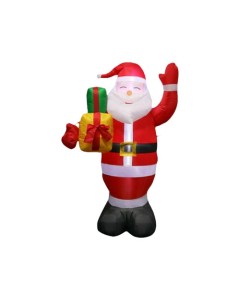 Inflable Navideño Viejito Pascuero con Regalos 1,5m – Adorno Navidad